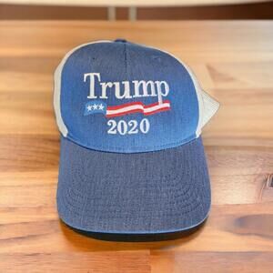 Trump 2020 Adjustable Baseball Cap - Trendy Blue & Gray Design
